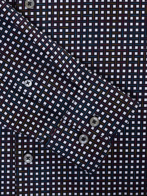 Bugatchi -OOOHCOTTON JAMES LS SHIRT - Berry