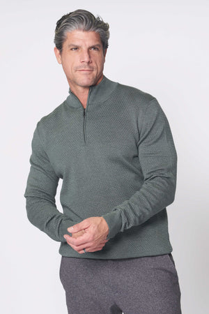 7 Downie St. - Quarter Zip - Green