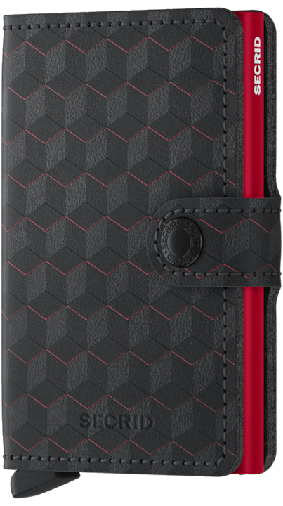 Secrid - Optical Black-Red - Miniwallet