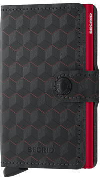 Secrid - Optical Black-Red - Miniwallet