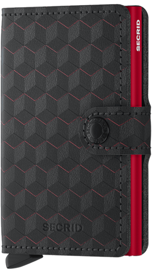 Secrid - Optical Black-Red - Miniwallet