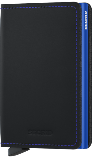 Secrid - Matte Black & Blue - Slimwallet