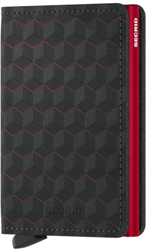 Secrid - Optical Black-Red - Slimwallet