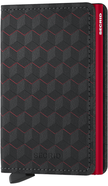 Secrid - Optical Black-Red - Slimwallet