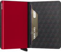 Secrid - Optical Black-Red - Slimwallet