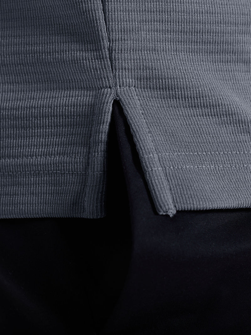 Bugatchi - Long Sleeve Polo - Zinc