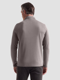 Bugatchi - Long Sleeve Polo - Walnut