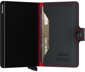 Secrid - Perforated Black-Red - Miniwallet