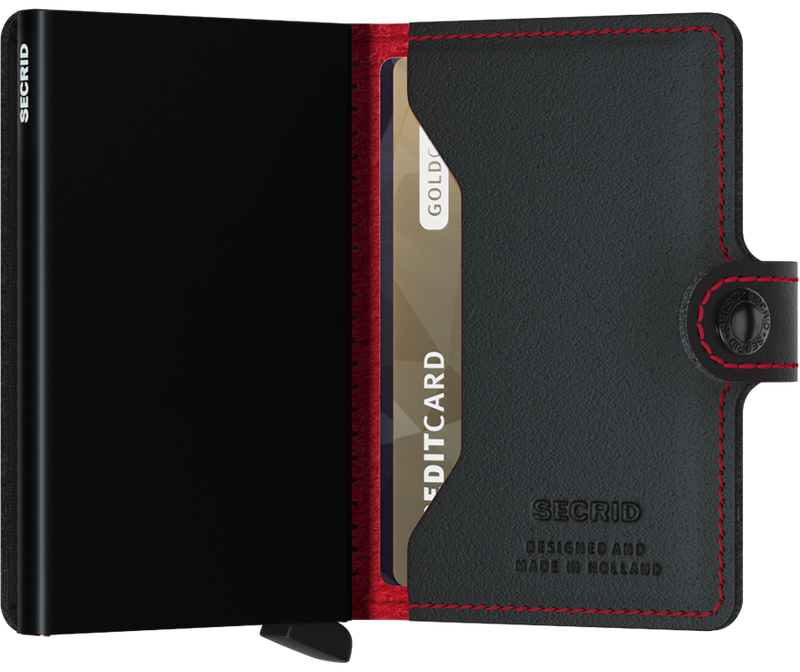 Secrid - Perforated Black-Red - Miniwallet