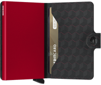 Secrid - Optical Black-Red - Miniwallet