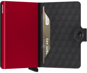 Secrid - Optical Black-Red - Miniwallet