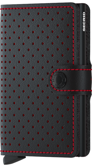 Secrid - Perforated Black-Red - Miniwallet