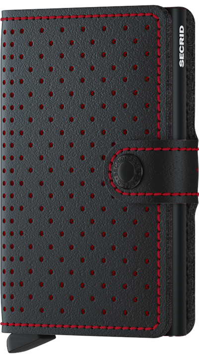 Secrid - Perforated Black-Red - Miniwallet