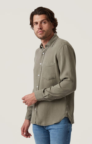 34 Heritage - Tencel Shirt -  Pastel Olive
