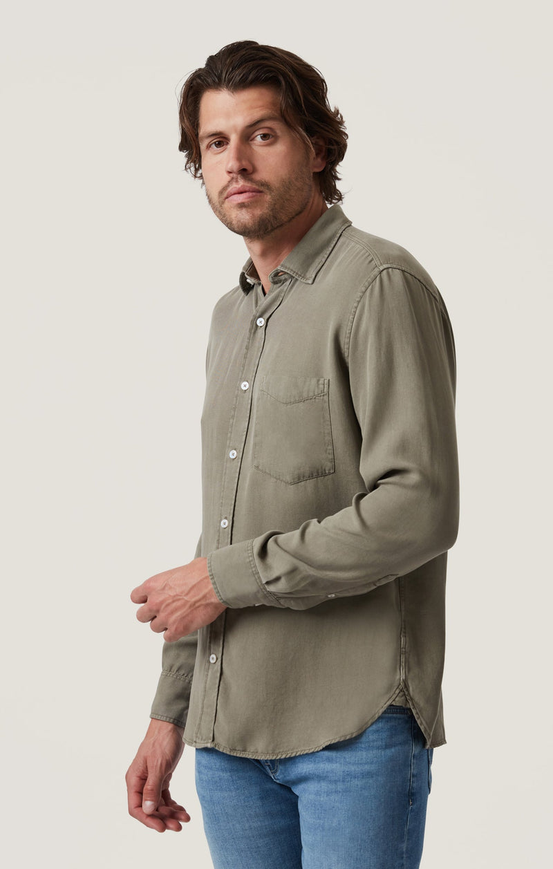 34 Heritage - Tencel Shirt -  Pastel Olive