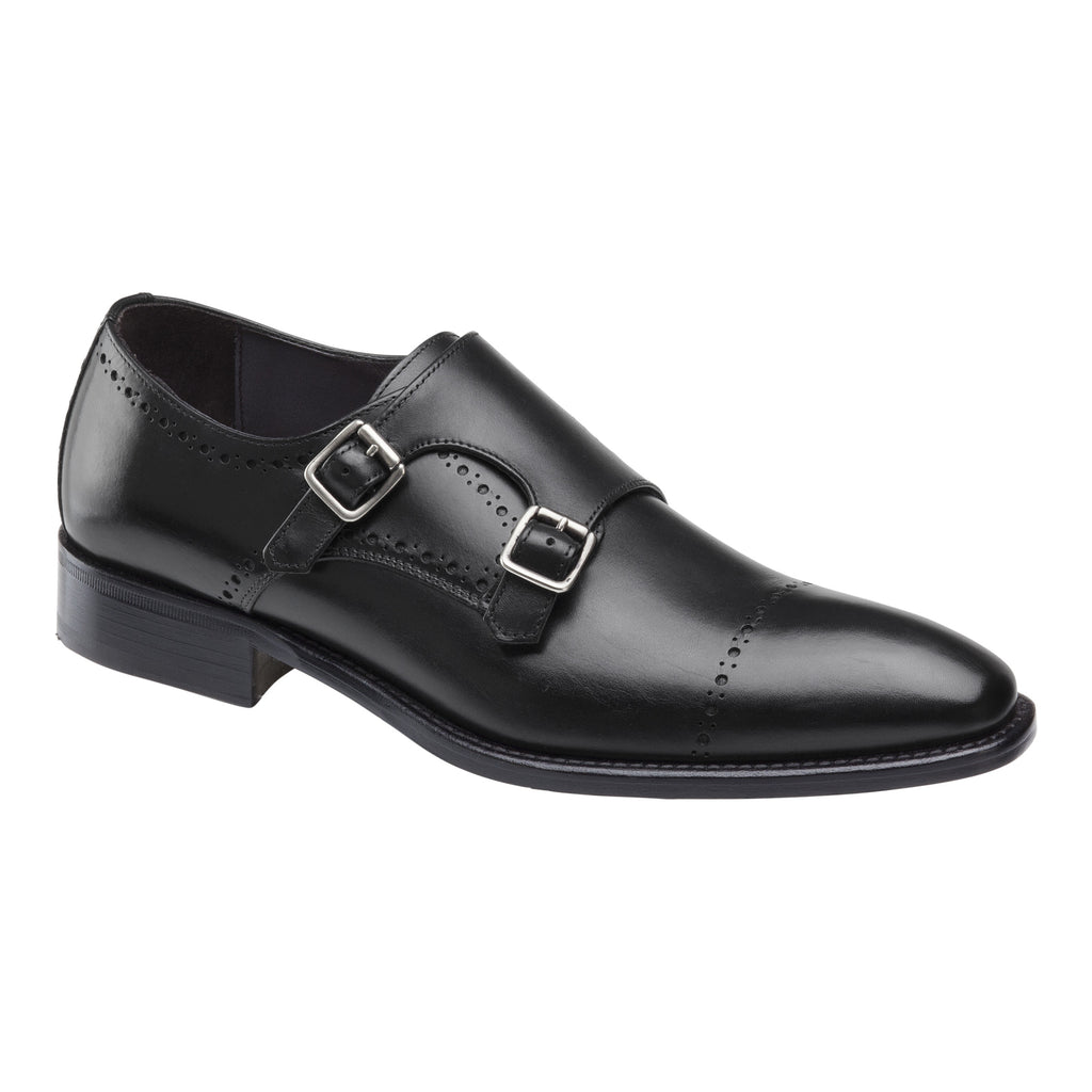 Johnston & Murphy - Reece Cap Toe Double Buckle Made In Italy 24-2715