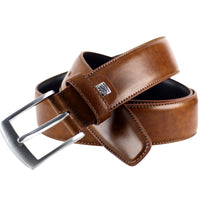 Lindenmann Men's Leather Belt Stunning Mens Belt - Tan