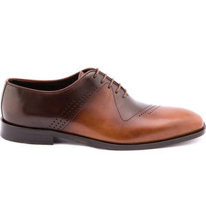Clearance - Jared Lang Shoes - Buffer Plain Toe Oxford Tobacco 53172- BN