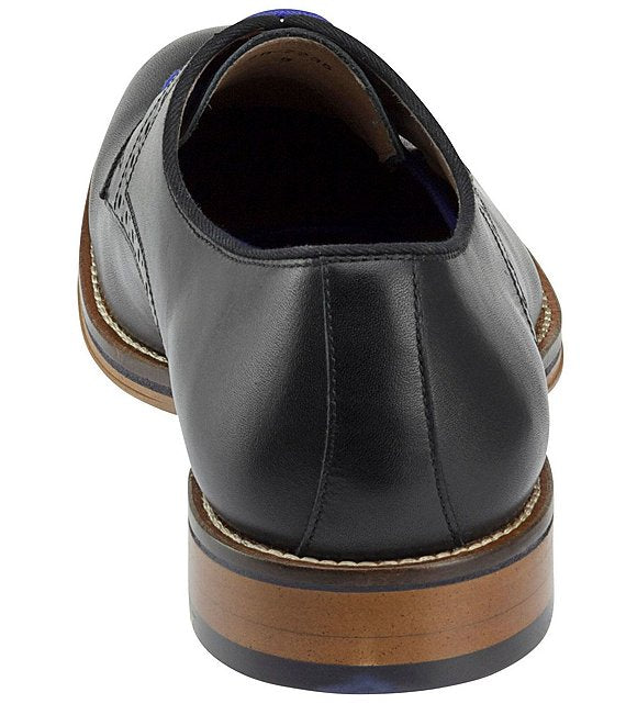 Johnston and Murphy Shoes -Men's Conard Plain-Toe Dress Shoes Black 20-2235