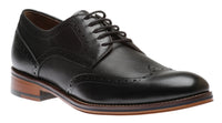 Johnston & Murphy Men's Conard Embossed Wingtip Derby Black 20-3895