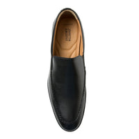 Johnston & Murphy - Mens Shoes Halford Moc Venetian Black Slip-On 20-4421