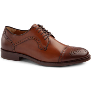 Johnston & Murphy - Men's Shoes Halford Cap Toe Tan 20-4422