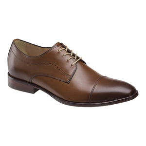 Johnston & Murphy Shoes - MCCLAIN Cap Toe Tan 20-5090