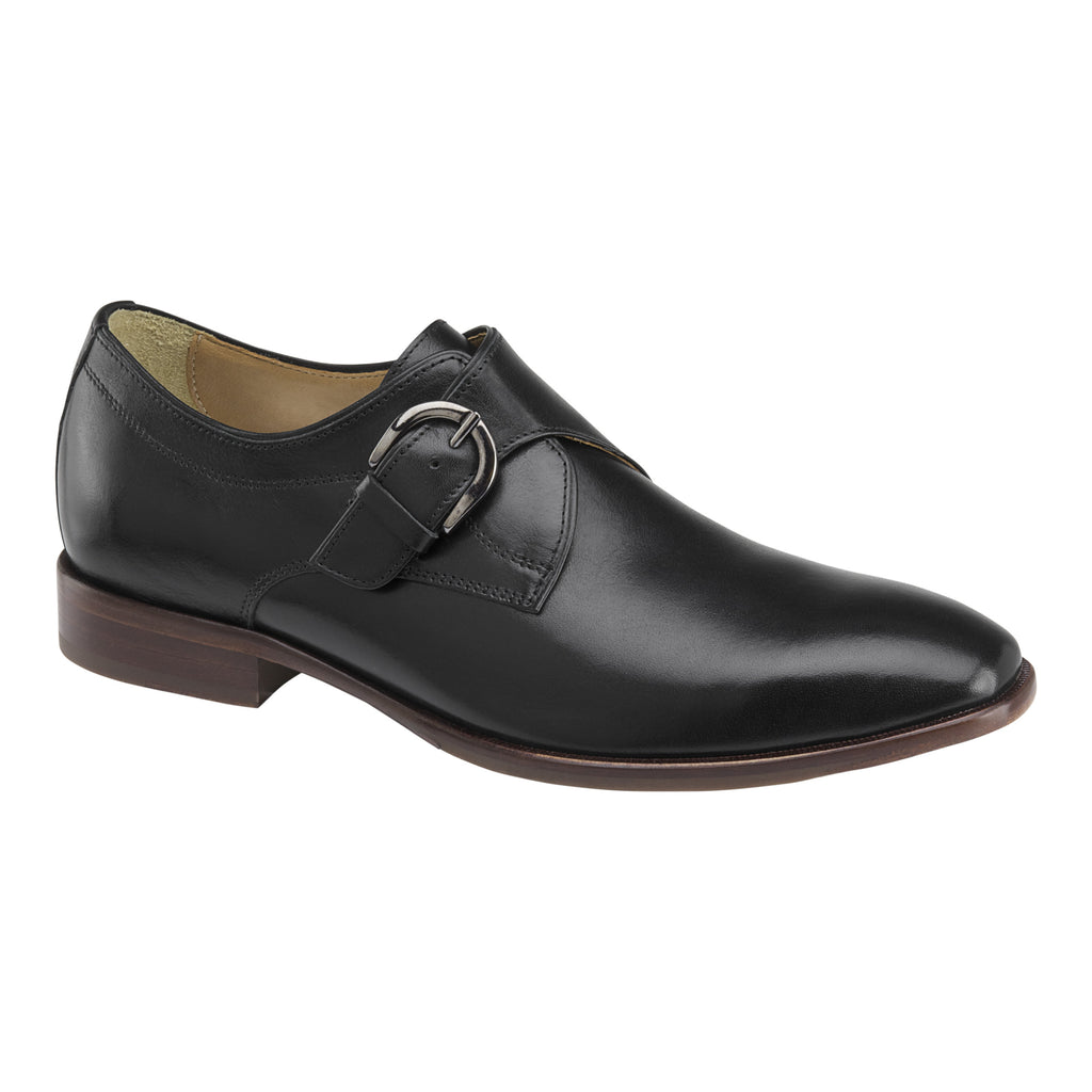 Johnston & Murphy - McClain Monk Strap Black 20-9611