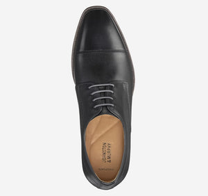 Johnston & Murphy Shoes MCCLAIN CAP TOE Black 20-9777