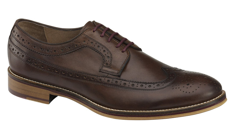 Johnston and Murphy Shoes - Mahogany Wingtip