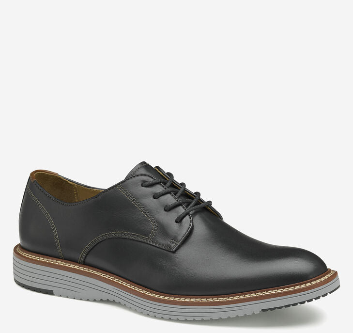 Johnston & Murphy - Upton Plain Toe - Black Full Grain - 20-3521