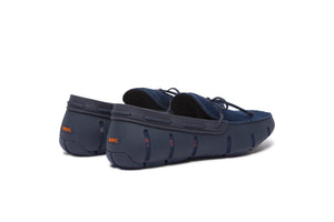 Swims Braided Lace Loafer Navy Shoes