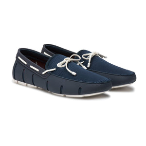 Swims - Braided Lace Loafer - Navy/White