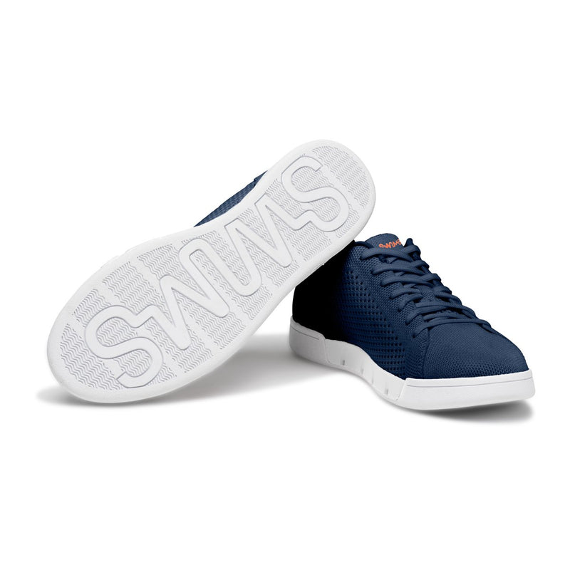 Swims - Breeze Tennis Knit - Navy / White Shoes