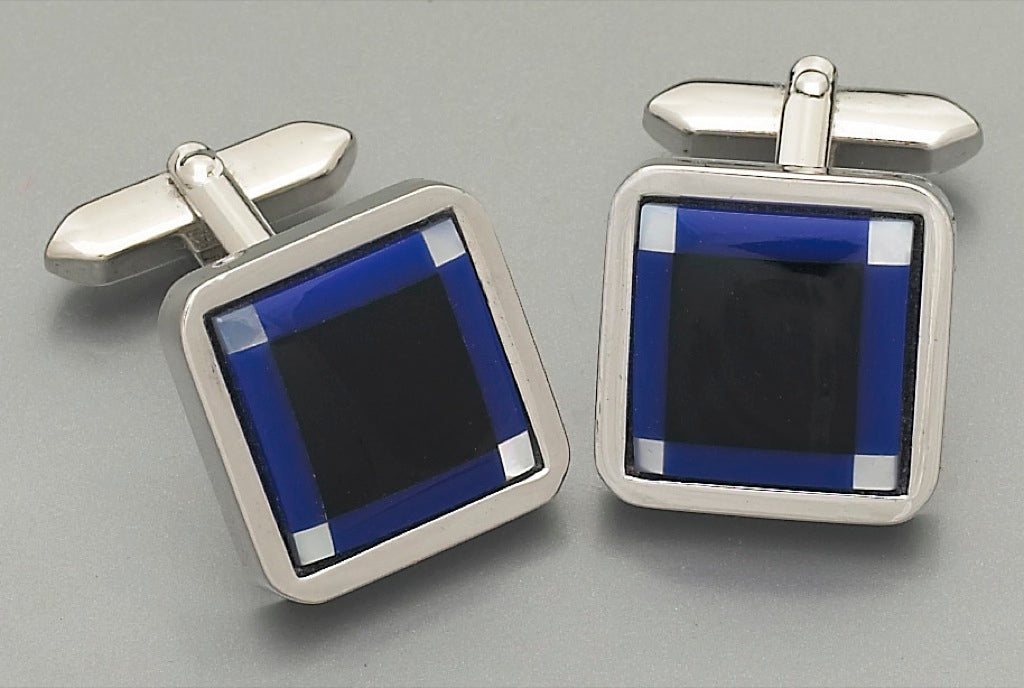 Cufflinks - 2230 Mother of Pearl/Onyx