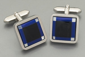 Cufflinks - 2230 Mother of Pearl/Onyx