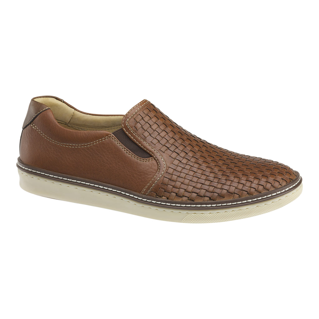 Johnston & Murphy - MCGUFFEY WOVEN SLIP-ON Tan 25-1382