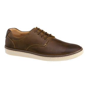 Johnston & Murphy Casual Shoes - MCGUFFEY Plain Toe Tan Full Grain Leather 25-1642