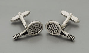 Cufflinks - Tennis Racket