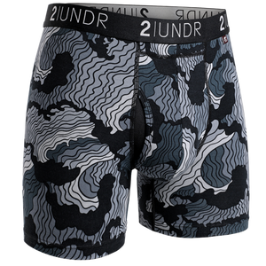 2UNDR Mens Luxury Underwear Swing Shift Boxer Briefs Tsunami