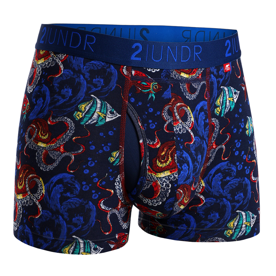 2UNDR Mens  Swing Shift Boxer Brief - Squid Row