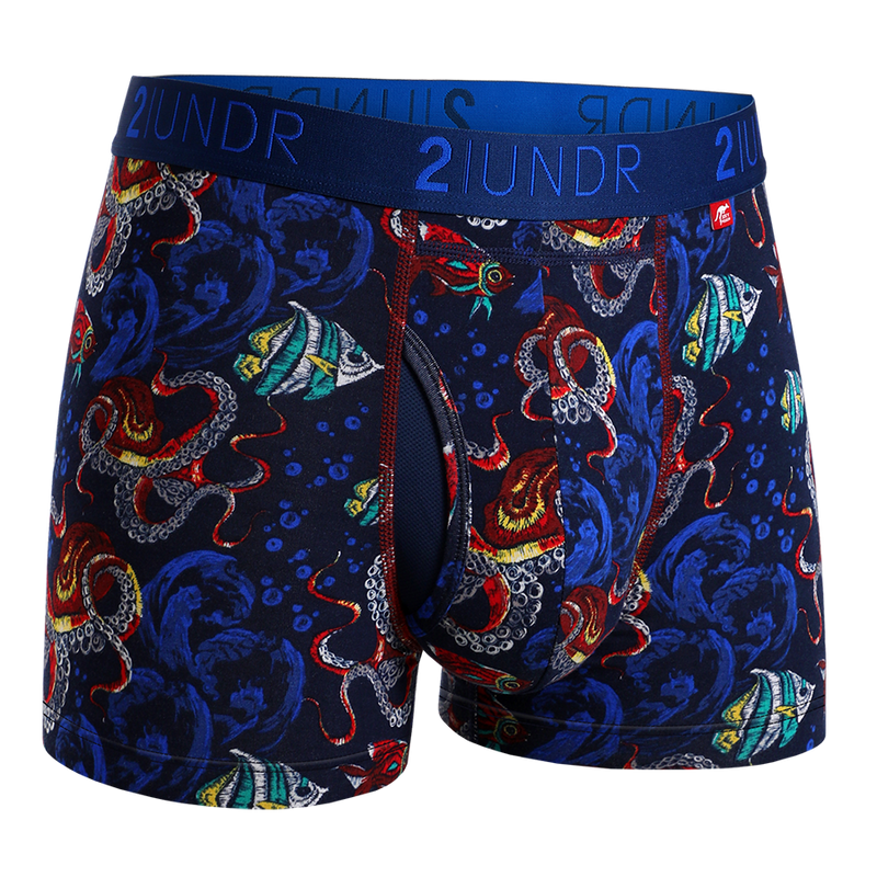 2UNDR Mens  Swing Shift Boxer Brief - Squid Row