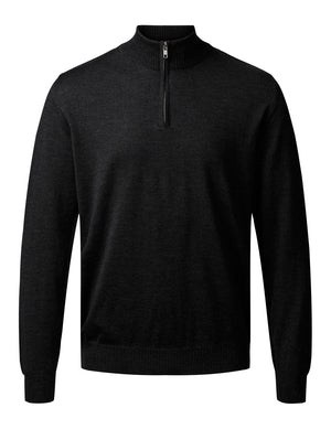 Clipper - Milan Pullover 1/4 Zip - Black