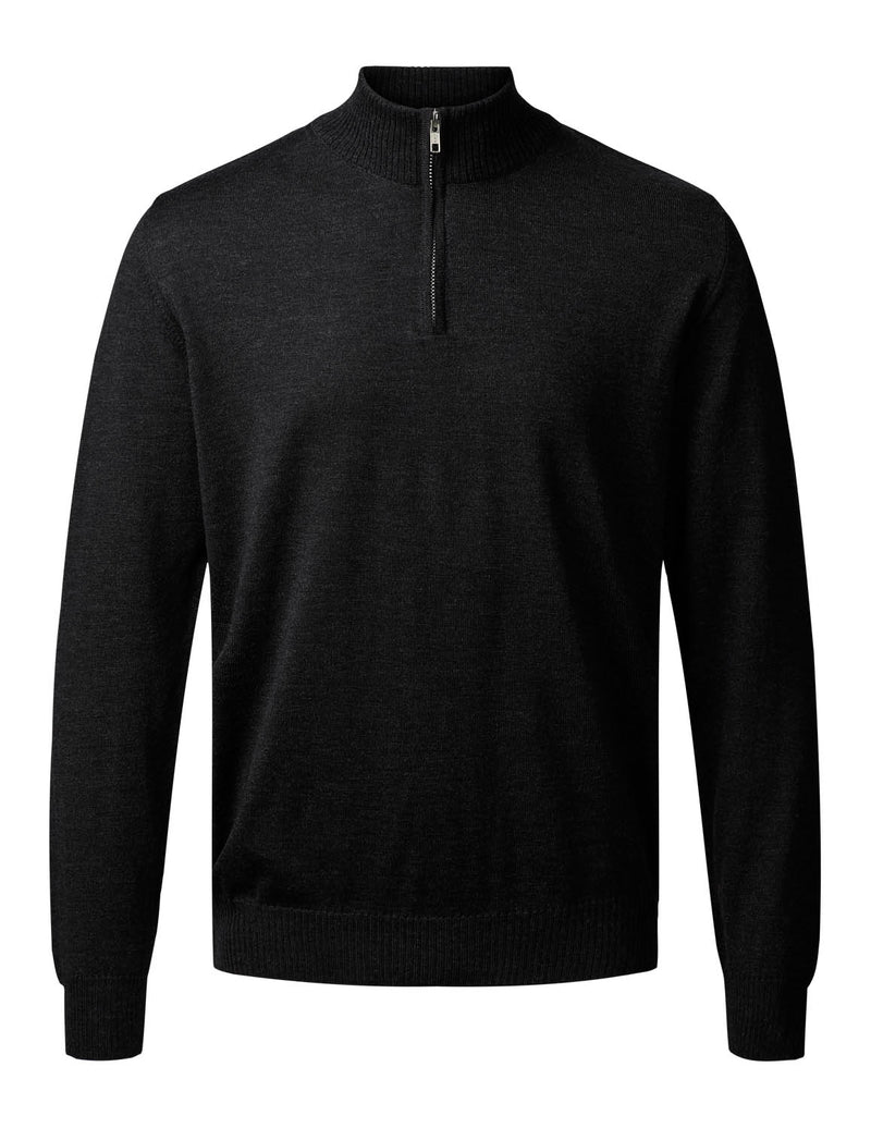 Clipper - Milan Pullover 1/4 Zip - Black