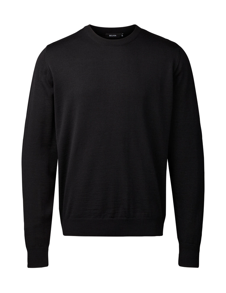 Belika - Bologna Pullover O Neck - Black