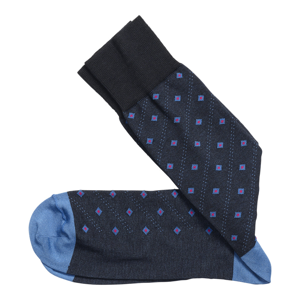 Johnston & Murphy Socks - Floating Diamonds