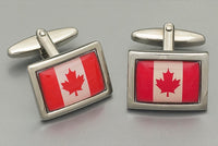 Cufflinks -Canadian Flag 5883