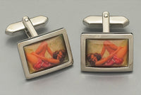 Cufflinks - Vintage Pin-up Girl