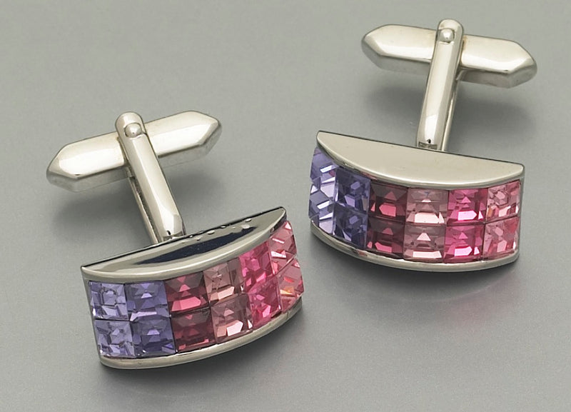 Cufflinks - Swarovski Crystals 6060