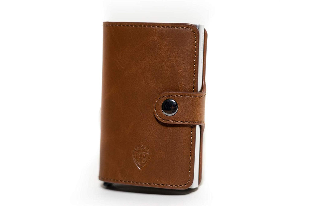 Card Shield - RFID Mini Wallet Camel